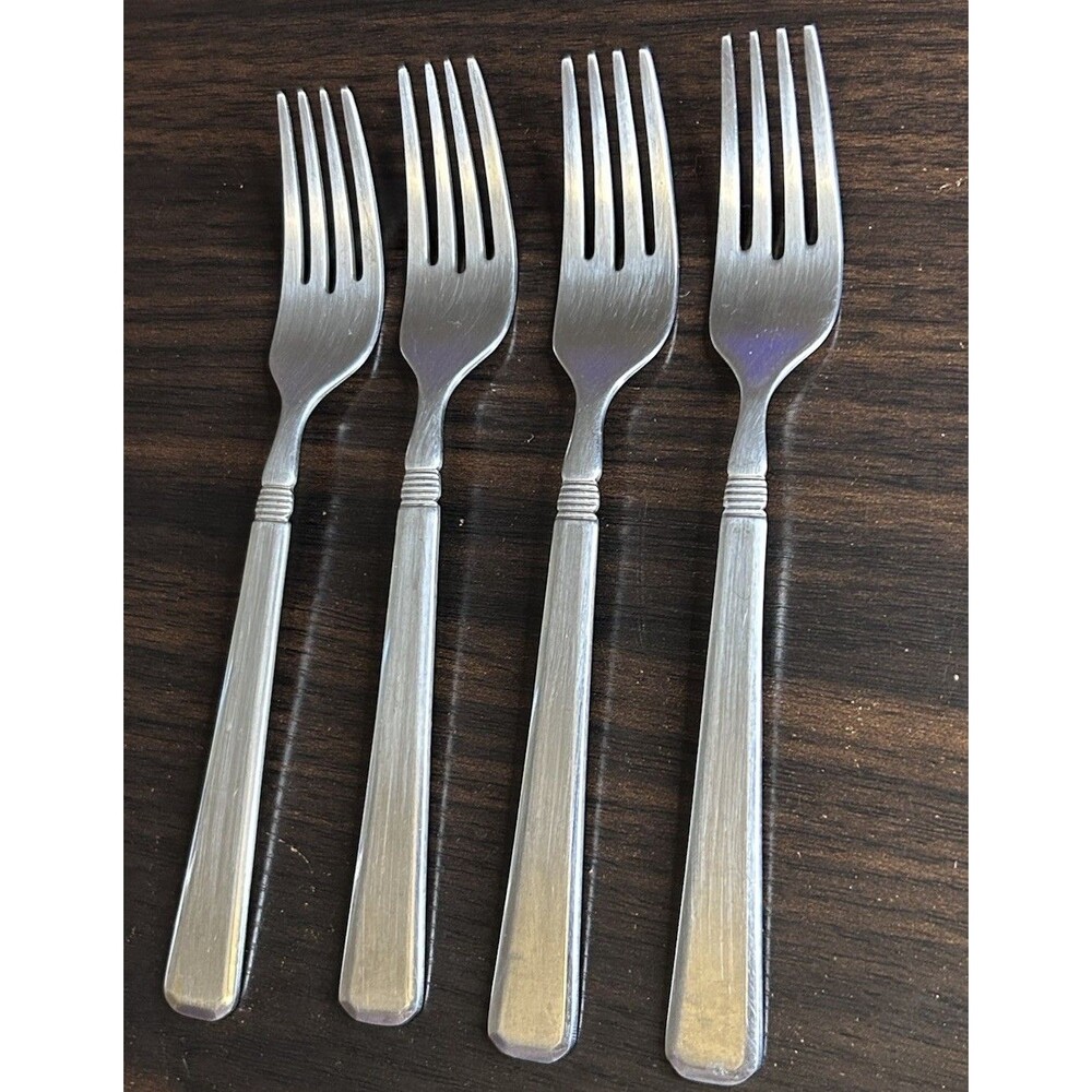 J.A. Henckels International Moderna 18/10 Stainless 4 Dinner Forks Flatware Set